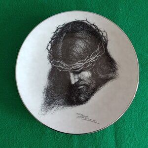 Bradford Exchange "Father Forgive Them" Porcelain Collectors Plate